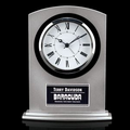 Silver Tuxedo Clock